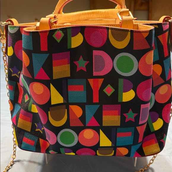 Dooney & Bourke Multicolor Graphic Shoulder Bag - Picture 4 of 15